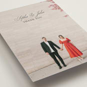 "From This Moment On" - Wedding Thank You Postcards in Classique by Design Lotus - Detail