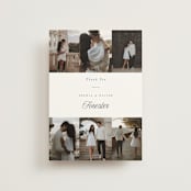 "Beautiful Day" - Wedding Thank You Postcards in Graphite by Leah Bisch - Front