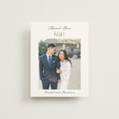 "Plain Air" - Wedding Thank You Postcards in Meadow by Petra Kern - Front