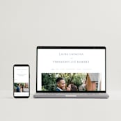 "Be With You" - Wedding Thank You Postcards in French by Design Lotus - FREE Wedding Website