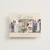 "Love Story" - Wedding Thank You Postcards in Mocha by Jennifer Postorino - Front