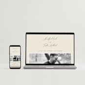 "Love Story" - Wedding Thank You Postcards in Mocha by Jennifer Postorino - FREE Wedding Website