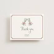 "Holidays ink doodles" - Wedding Thank You Postcards in Enchanted Holiday by Cass Loh - Front