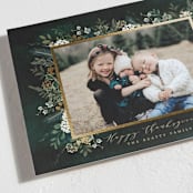 "Classic Greenery" - Thanksgiving Cards in Juniper by Susan Moyal - Detail