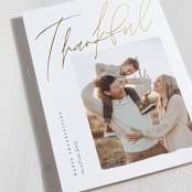 "Thankful Season" - Thanksgiving Cards in Guilded by Pixel and Hank - Detail