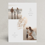 "Falling" - Thanksgiving Cards in Vanilla by Susan Zinader - Front