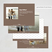 "Ever Grateful" - Thanksgiving Cards in Warm Pine by AK Graphics - Back of Card Options