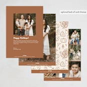 "Thanksgiving doodle" - Thanksgiving Cards in Candy by Teju Reval - Back of Card Options