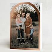 "Endlessly Grateful" - Thanksgiving Cards in Cotton by Blustery August - Folded Card