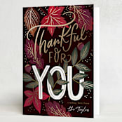 "Thankful For You" - Thanksgiving Cards in Honeycrisp by Alethea and Ruth - Folded Card