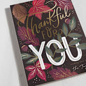"Thankful For You" - Thanksgiving Cards in Honeycrisp by Alethea and Ruth - Detail