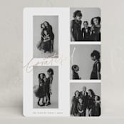 "Grateful Grid" - Thanksgiving Cards in Coal by Blustery August - Front
