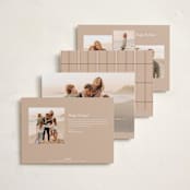 "Autumnal Leaves" - Thanksgiving Cards in Snow by Jenna Holcomb - Back of Card Options