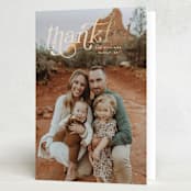 "Navarra" - Thanksgiving Cards in Cotton by Tamara Hilje - Folded Card