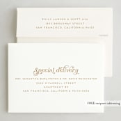 "Navarra" - Thanksgiving Cards in Cotton by Tamara Hilje - FREE Recipient Addressing