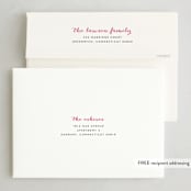 "Happy Thanksgiving" - Thanksgiving Cards in Lemon by Hooray Creative - FREE Recipient Addressing