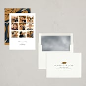 "Grateful Grid" - Thanksgiving Cards in Navy by Erin L. Wilson - Assembled