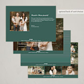 "Simply Serene" - Thanksgiving Cards in Pine by Lauren Chism - Back of Card Options