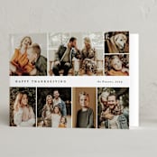 "Many memories" - Thanksgiving Cards in Cotton by Stacey Meacham - Folded Card
