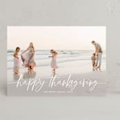 "Winter Breeze" - Thanksgiving Cards in Snow by Melanie Severin - Front