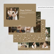 "to be grateful" - Thanksgiving Cards in Snow by Angela Marzuki - Back of Card Options