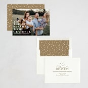 "to be grateful" - Thanksgiving Cards in Snow by Angela Marzuki - Assembled