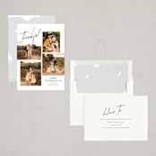 "Mod Collage" - Thanksgiving Cards in Snow by Nicoletta Savod - Assembled
