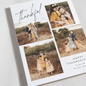 "Mod Collage" - Thanksgiving Cards in Snow by Nicoletta Savod - Detail