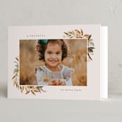 "Botanically thankful" - Thanksgiving Cards in Eggnog by Creo Study - Folded Card