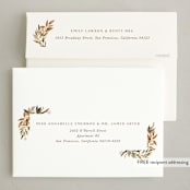 "Botanically thankful" - Thanksgiving Cards in Eggnog by Creo Study - FREE Recipient Addressing
