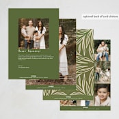 "Thankful Turkey" - Thanksgiving Cards in Grass by Grae - Back of Card Options