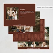 "Simply grateful" - Thanksgiving Cards in Ginger Cake by Heather Cairl - Back of Card Options
