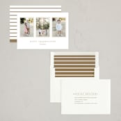 "Thanksgiving Photo Album" - Thanksgiving Cards in Pecan Pie by Alexandra Cohn - Assembled