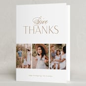 "Breathe" - Thanksgiving Cards in Cornmeal by Erin L. Wilson - Folded Card