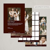 "thankful side" - Thanksgiving Cards in Milk by Liz Conley - Back of Card Options