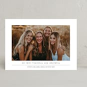 "say thanks" - Thanksgiving Cards in Ink by Jennifer Lew - Front
