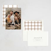 "Grateful Thankful Blessed" - Thanksgiving Cards in Snow by Emily Betts - Assembled