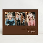 "Fall Vibes" - Thanksgiving Cards in Acorn by Heather Schertzer - Front