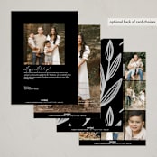 "Grateful Hearts" - Thanksgiving Cards in Ink by Blustery August - Back of Card Options