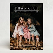"simply thankful" - Thanksgiving Cards in Whipped Cream by Ashley DeMeyere - Front