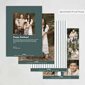 "simply thankful" - Thanksgiving Cards in Whipped Cream by Ashley DeMeyere - Back of Card Options