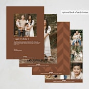 "Latis" - Thanksgiving Cards in Toasted by Christie Garcia - Back of Card Options