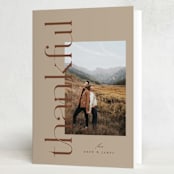 "Latis" - Thanksgiving Cards in Toasted by Christie Garcia - Folded Card