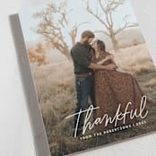 "Scripty Merry Christmas" - Thanksgiving Cards in Cloud by Kristen Magee - Detail
