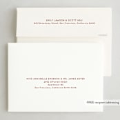"Scripty Merry Christmas" - Thanksgiving Cards in Cloud by Kristen Magee - FREE Recipient Addressing