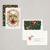 "Seasons" - Thanksgiving Cards in Acorn by Sarah Knight - Assembled