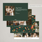 "Seasons" - Thanksgiving Cards in Acorn by Sarah Knight - Back of Card Options