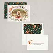 "Seasons" - Thanksgiving Cards in Acorn by Sarah Knight - Assembled