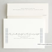 "Minimal Edge" - Thanksgiving Cards in Cloud by Nicole Walsh - FREE Recipient Addressing