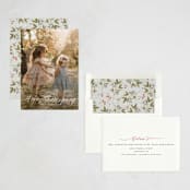 "Faubourg" - Thanksgiving Cards in Snow by Leia Matt - Assembled
